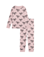 Pure Cotton Bow Print Pyjamas (1-14 Yrs)