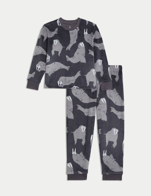 Velour Walrus Pyjamas (1-8 Yrs)