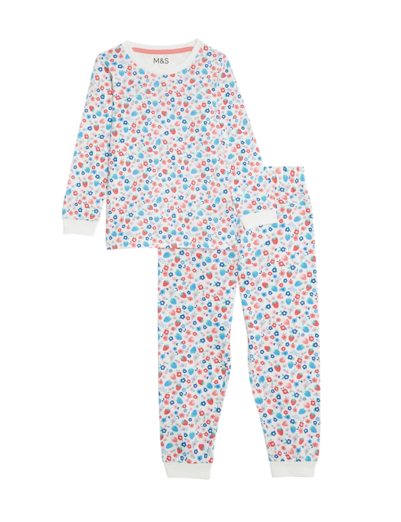 Pure Cotton Printed Pyjamas (1-8 Yrs)