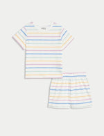 Pure Cotton Striped Pyjamas (1-8 Yrs)