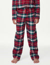 Pure Cotton Check Pyjamas (1-16 Yrs)