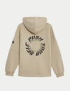 Cotton Rich Half Zip Slogan Hoodie (6-16 Yrs)