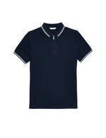 Pure Cotton Half Zip Polo Shirt (6-16 Yrs)