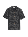 Pure Cotton Textured Palm Tree Shirt (2-16 Yrs)