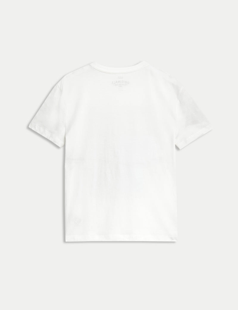 Pure Cotton Parkour Print T-Shirt (6-16 Yrs)