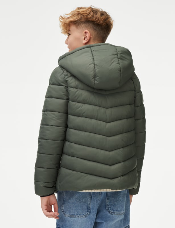 Stormwear™ Lightweight Hooded Padded Coat (6-16 Yrs)