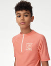 Quarter Zip Rash Vest (2-16 Yrs)