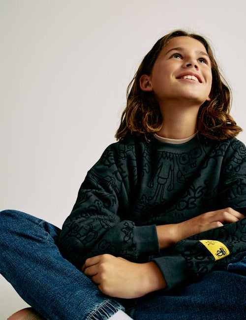 Doodle Boy™ x SpongeBob SquarePants™ Printed Sweatshirt (4-16 Yrs)