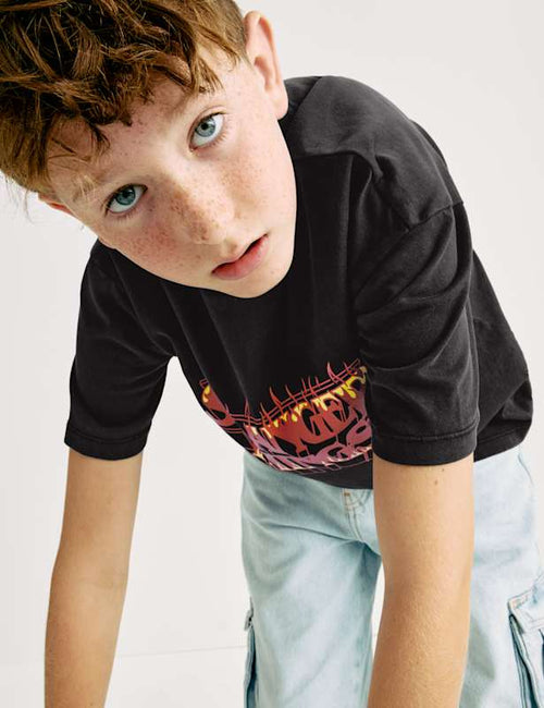 Pure Cotton Stranger Things™ T-Shirt (6-16 Yrs)