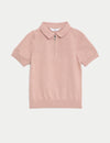Pure Cotton Knitted Polo Shirt (2-8 Yrs)