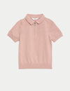 Pure Cotton Knitted Polo Shirt (2-8 Yrs)