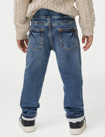 Regular Cotton Rich Elasticated Waist Jeans (2-8 Yrs)