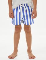 Shorter Length Stripe Swim Shorts (2-8 Yrs)