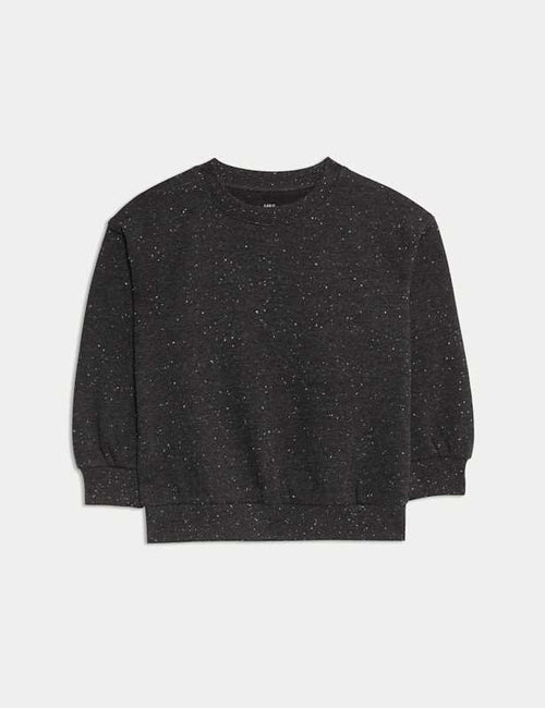 Cotton Rich Nepped Sweatshirt (2-8 Yrs)