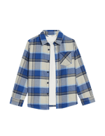 2pc Pure Cotton Checked Shirt & T-Shirt Set (2-8 Yrs)