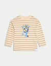 Pure Cotton Striped Bluey™ Top (2-8 Yrs)