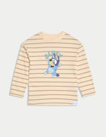 Pure Cotton Striped Bluey™ Top (2-8 Yrs)