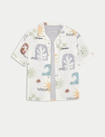 2pc Pure Cotton Abstract Shirt & T-Shirt Set (2-8 Yrs)