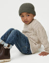 Cotton Rich Textured Jumper (1-8 Yrs)