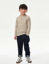 Henley Knitted Jumper (0-8 Yrs)