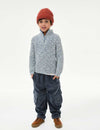 Cotton Blend Half Zip Knitted Jumper (2-8 Yrs)