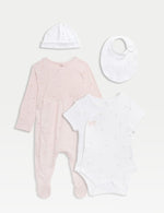 4pc Cotton Rich Tulip Gift Set (0-9 Mths)