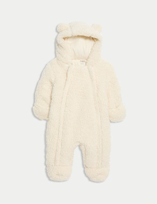 Borg Zip Pramsuit (0-12 Mths)