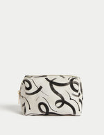 Square Monochrome Wash Bag