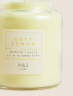 Soft Lemon Jar Candle