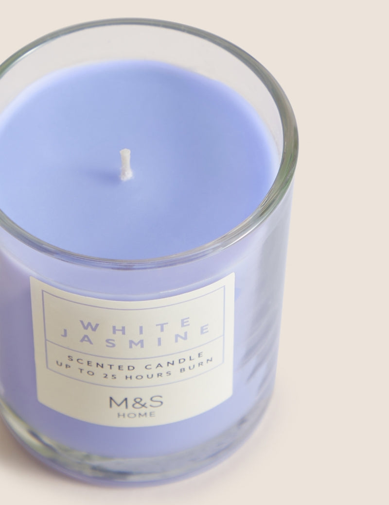 White Jasmine Scented Candle