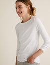 Pure Cotton Regular Fit Long Sleeve Top