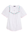 Pure Cotton Embroidered Regular Fit Top