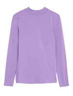 Cotton Rich Funnel Neck Long Sleeve Top