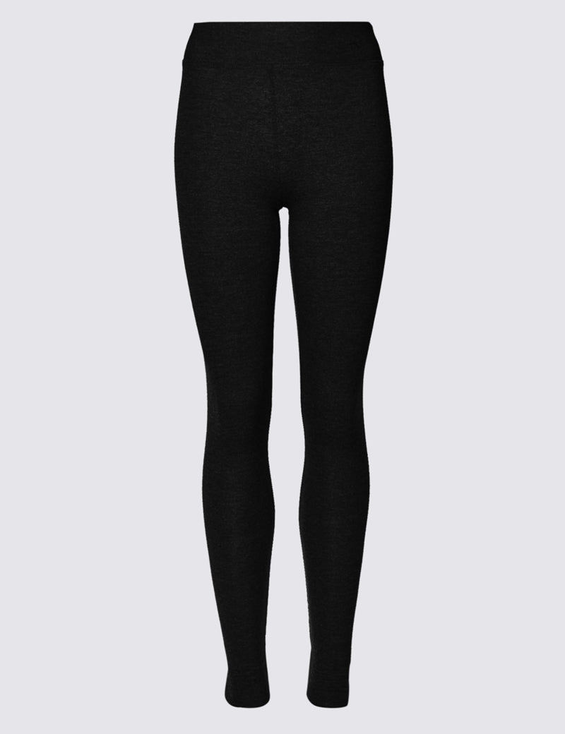 Zip Detail High Waisted Leggings, M&S Collection