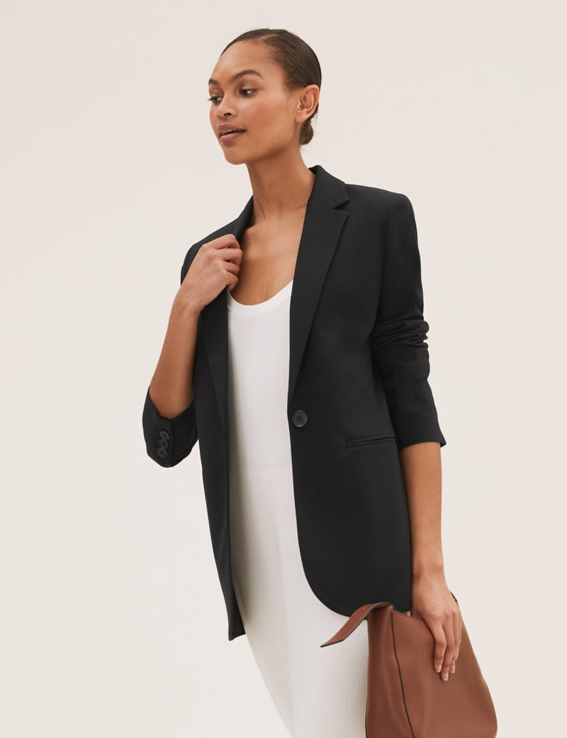 Relaxed Single Breasted Blazer