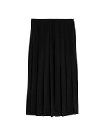 Side Split Pleated Midaxi Skirt