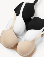 3pk Underwired Full Cup T-Shirt Bras A-E