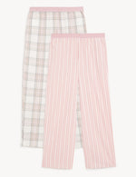 2pk Cool Comfort™ Cotton Pyjama bottoms