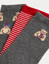 3pk Spencer Bear™ Socks in a Box