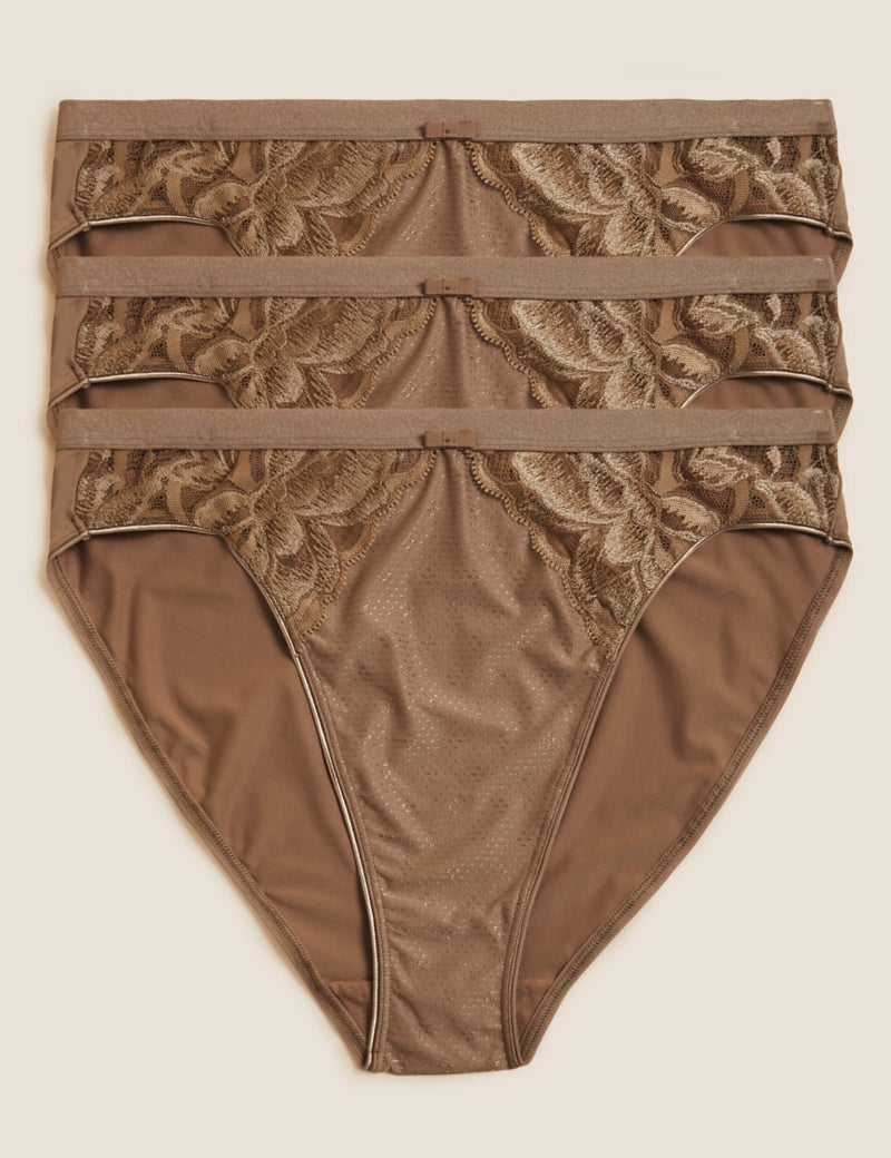 Buy MARKS & SPENCER M&S 3pk Wildblooms High Leg Knickers 2024 Online