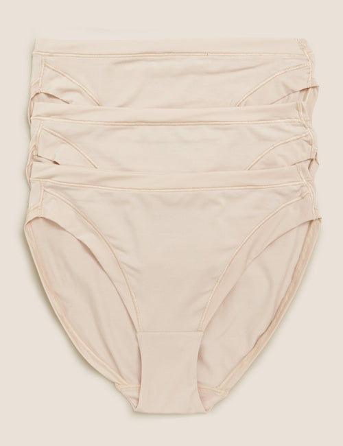 Buy Marks & Spencer Supima Cotton Rich High Leg Knickers - Multi
