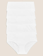 5pk Cotton Lycra® Midi Knickers
