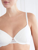 Lace Underwired Padded Full Cup Bra A-E