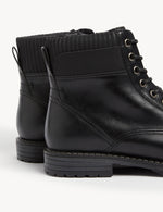 Side Zip Military Boots