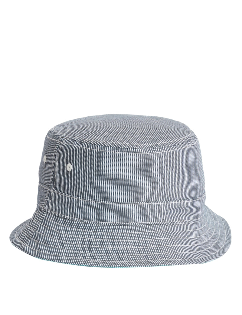 Cotton Rich Reversible Striped Bucket Hat