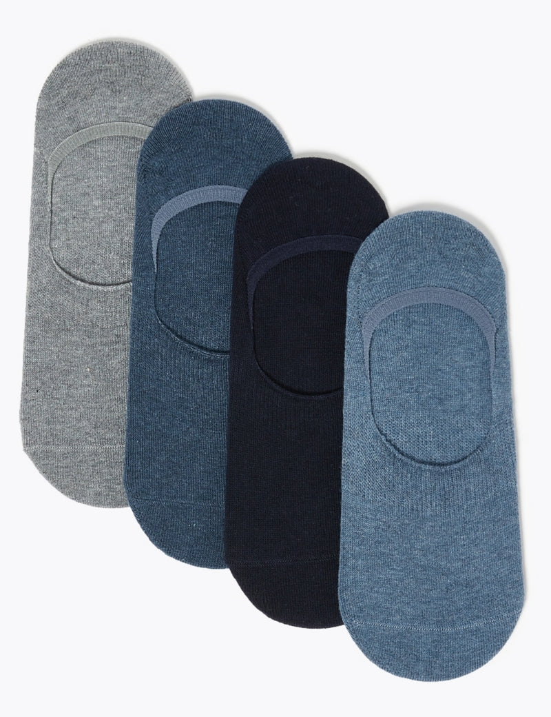 4 Pack Cool & Fresh™ Invisible Socks