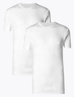 2 Pack Pure Cotton T-Shirt Vests