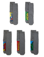 5pk Cotton Blend Marvel™ School Socks