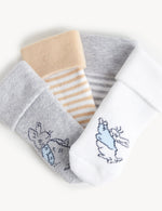 4pk Cotton Rich Peter Rabbit™ Socks (0-2 Yrs)