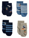 4pk Cotton Rich Dinosaur Baby Socks